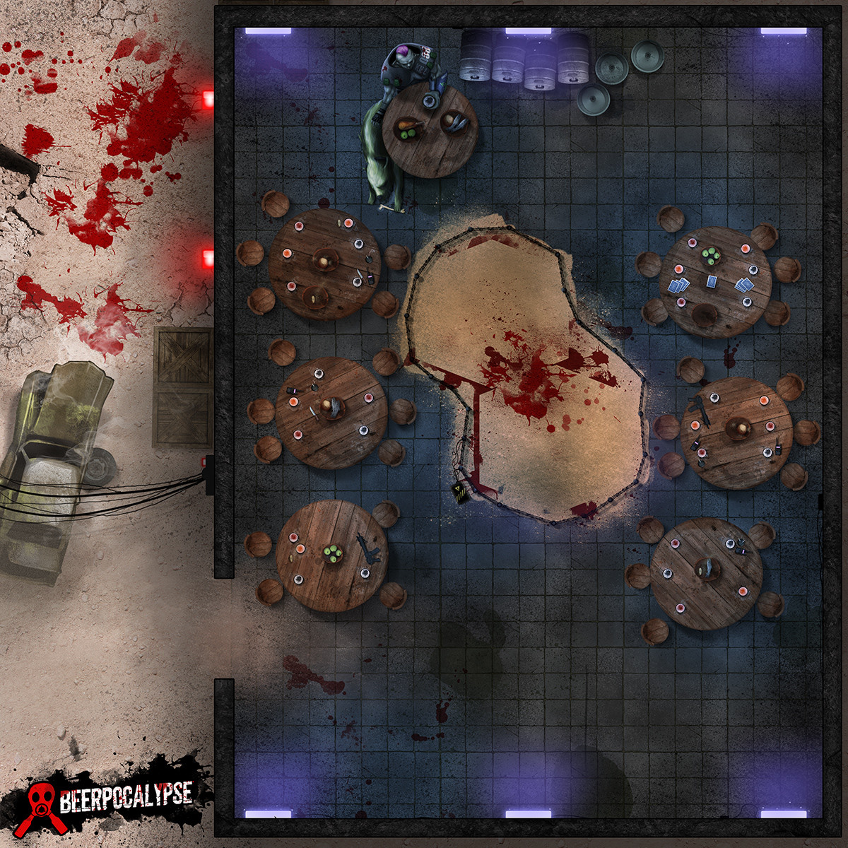 Beerpocalypse game board