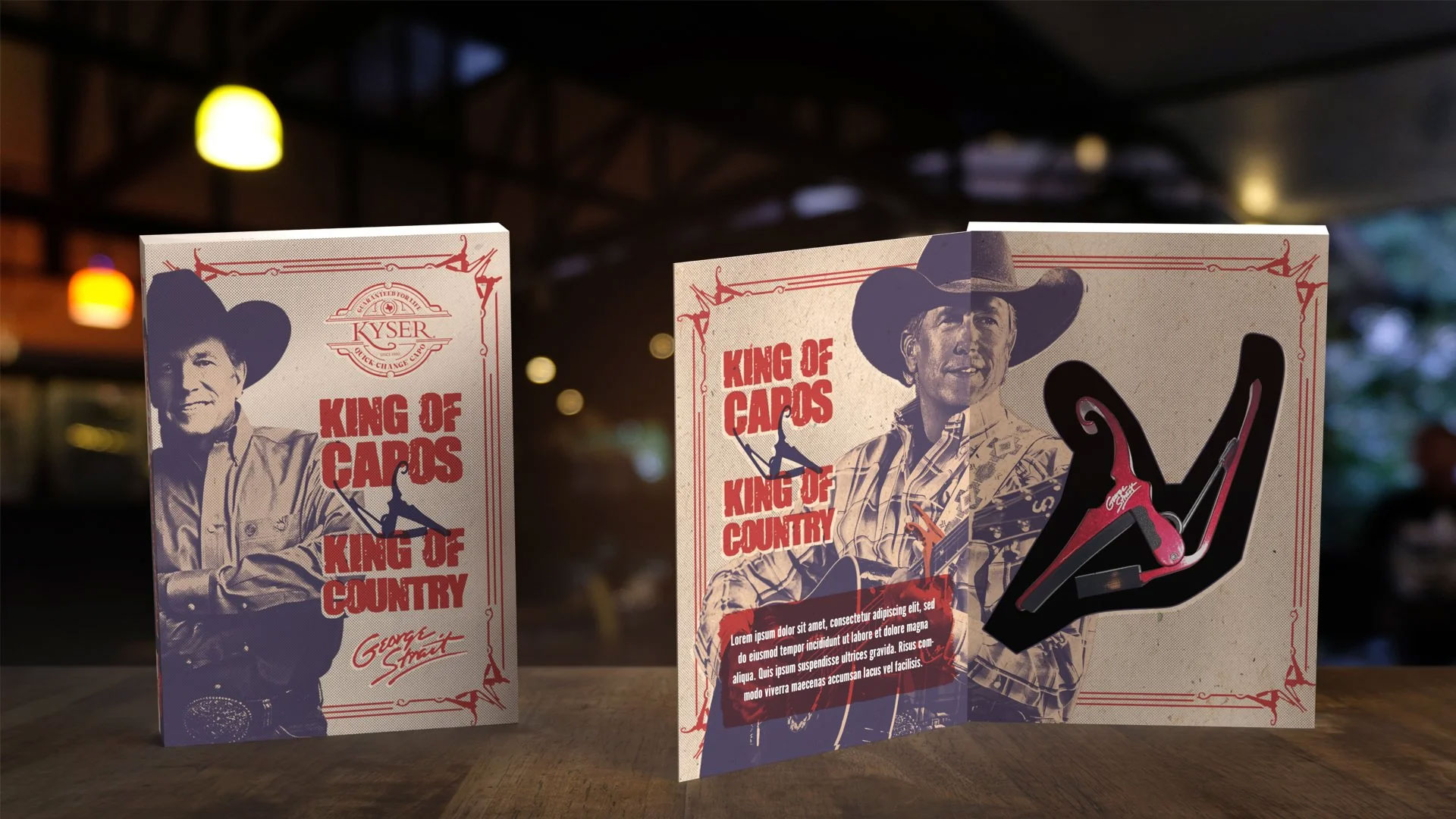 Kyser George Strait Signature Series packaging concepts
